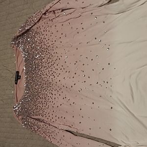 COPY - INC Womens ombre sparkle top